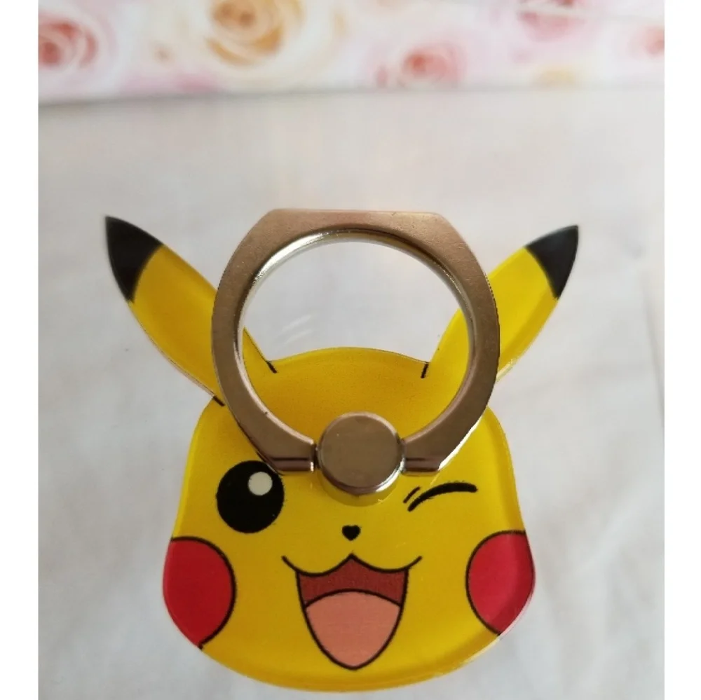 Pikachu Phone Ring Grip Holder Kickstand Electric Pokemon New
